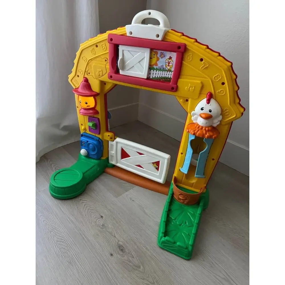 Fisher Price Laugh & Learn Crawl Through Barn Learning Farm 2009 Toy